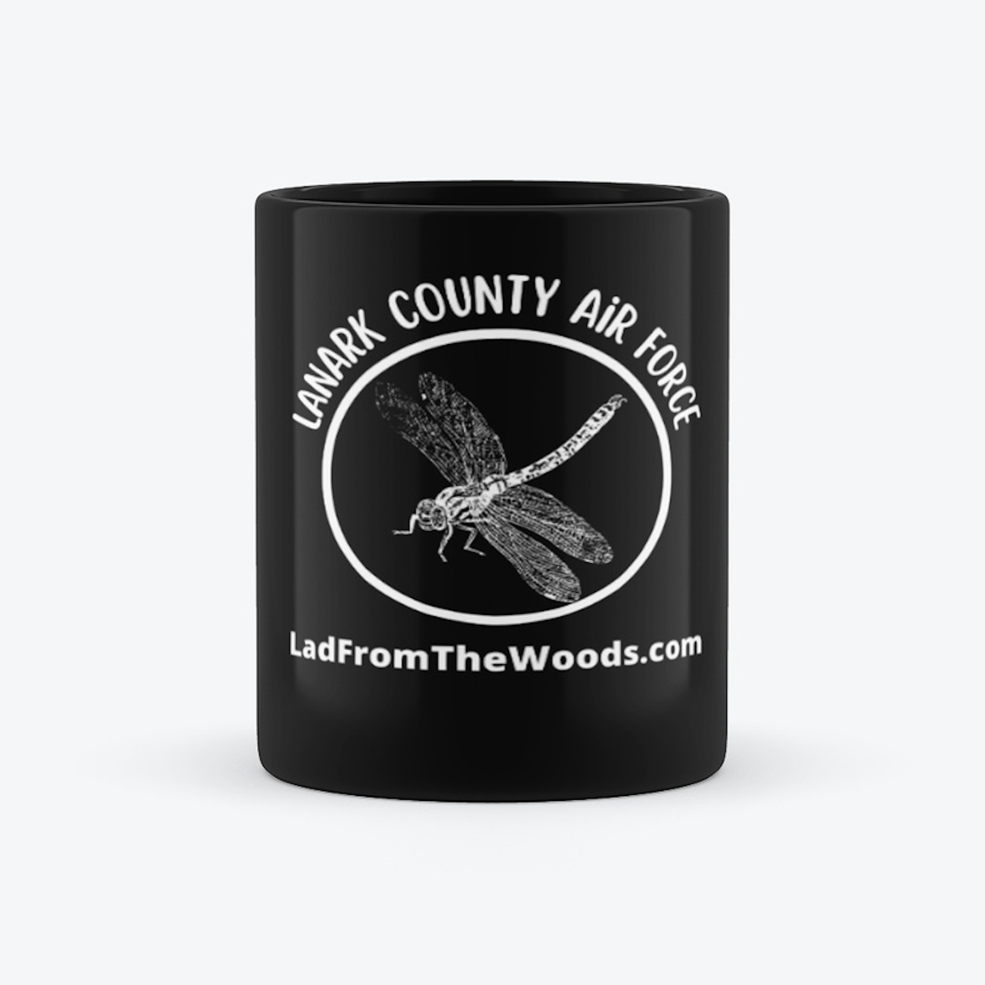 Lanark County Air Force Black Mug